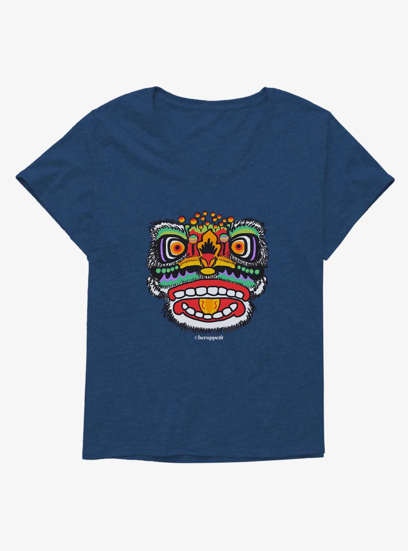 Hot Topic Foundation X AAPI Heritage Month Beverly Chow Lion Head Girls T-Shirt Plus Size, , hi-res
