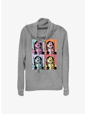 Marvel Thor: Love And Thunder Mighty Thor Pop Girl's Cowl Neck Long Sleeve Top, , hi-res