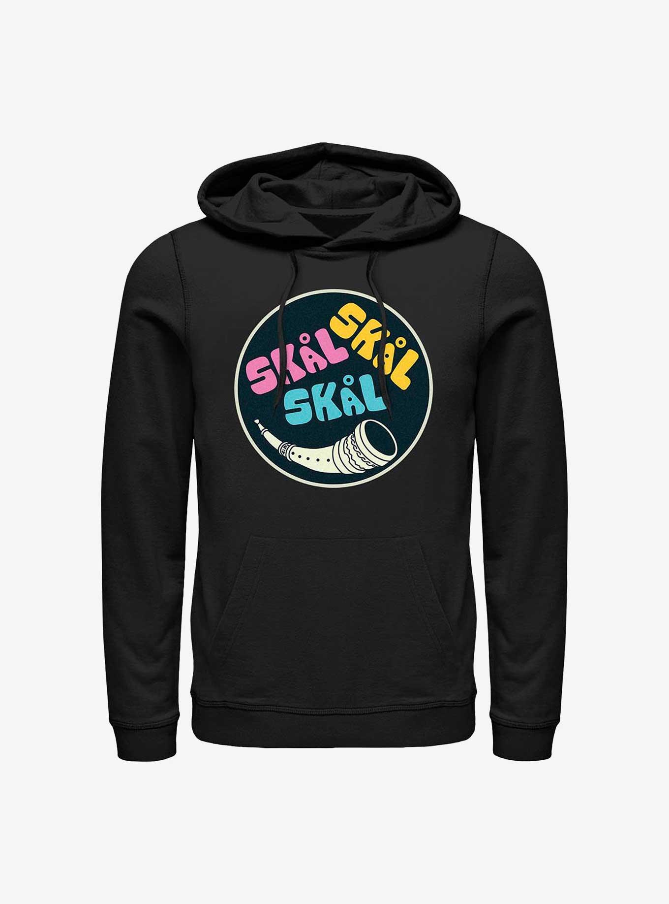 Marvel Thor: Love And Thunder Skal Badge Hoodie, , hi-res