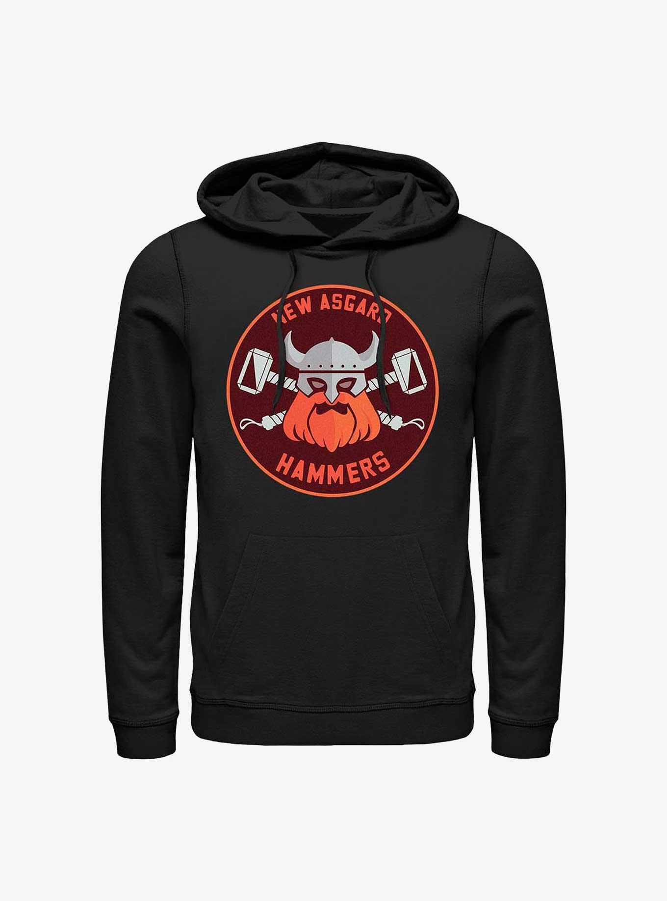Marvel Thor: Love And Thunder Hammers Badge Hoodie