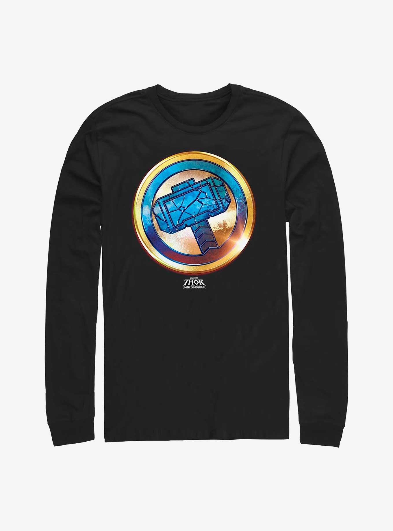 Marvel Thor: Love And Thunder Mjollnir Gold Long Sleeve T-Shirt, , hi-res