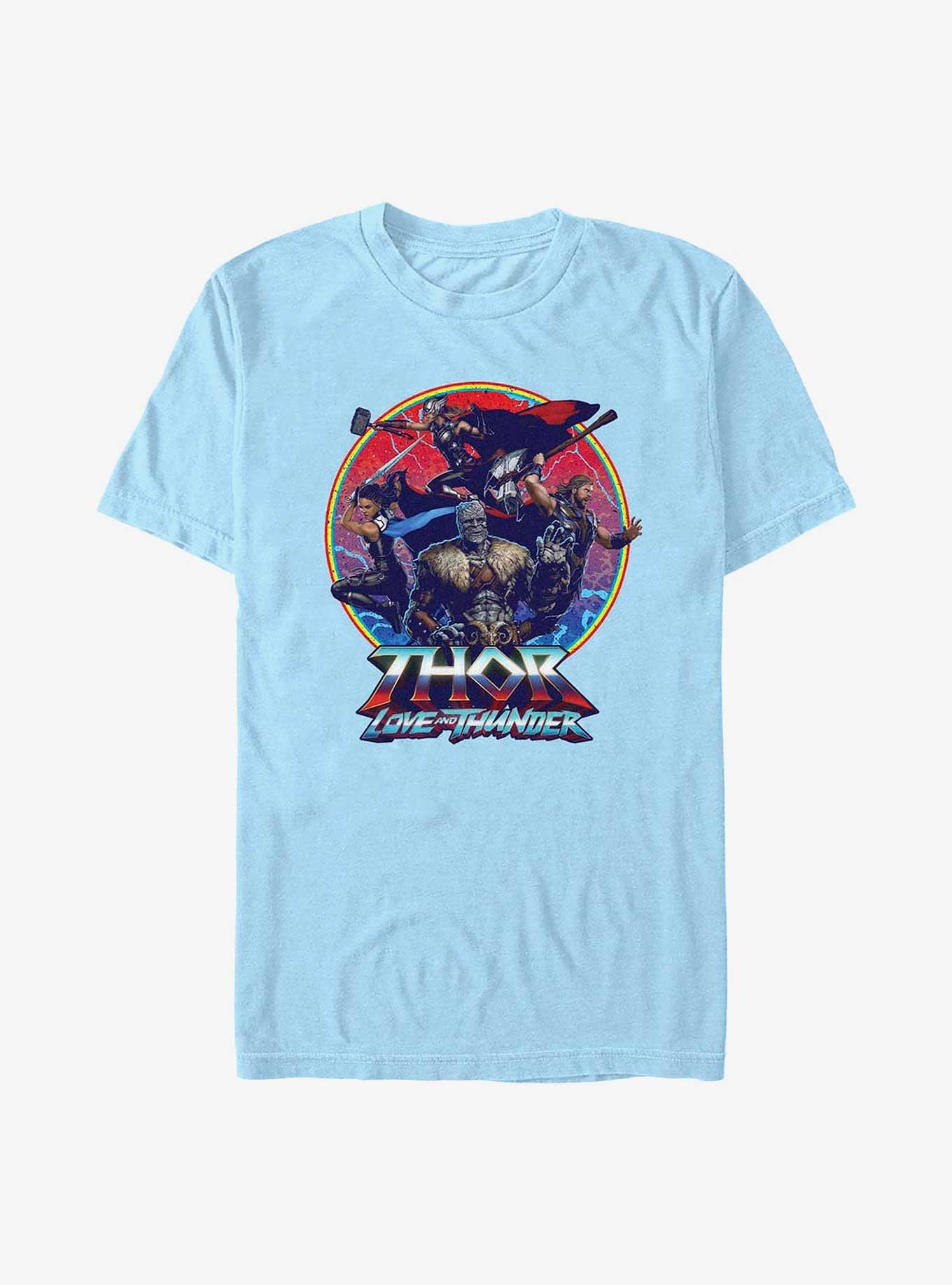 Marvel Thor: Love And Thunder Group Emblem T-Shirt, , hi-res