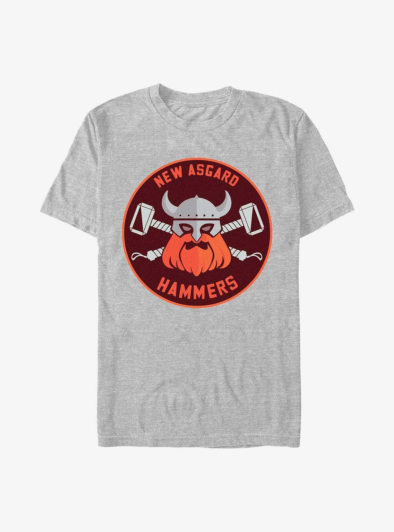 Marvel Thor: Love And Thunder Hammers Badge T-Shirt, ATH HTR, hi-res