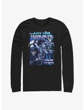 Plus Size Marvel Thor: Love And Thunder Raise Your Hammer Long Sleeve T-Shirt, , hi-res