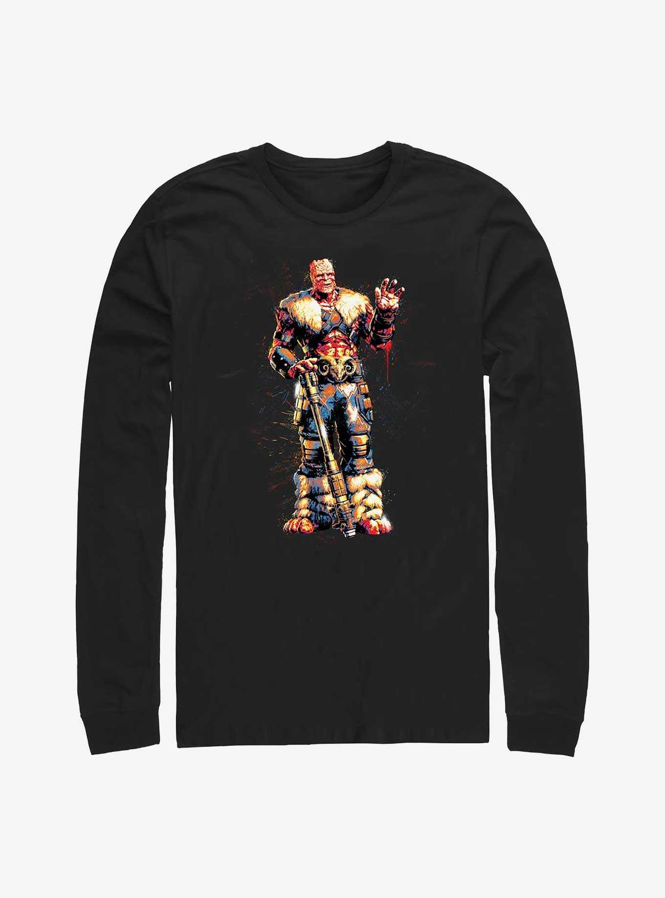Marvel Thor: Love And Thunder Splatter Paint Long Sleeve T-Shirt, , hi-res