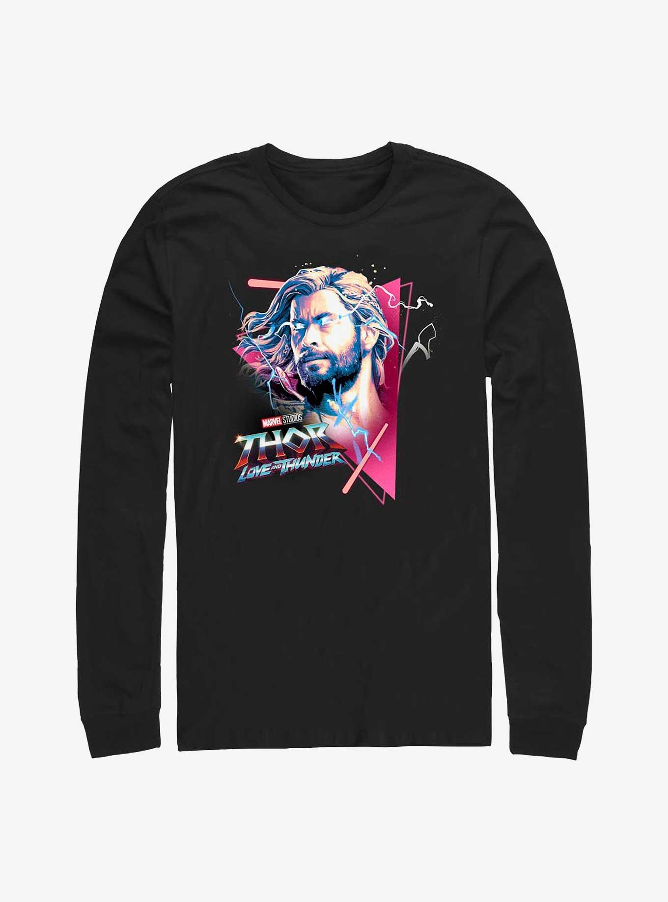 Marvel Thor: Love And Thunder Triangle God Long Sleeve T-Shirt, BLACK, hi-res