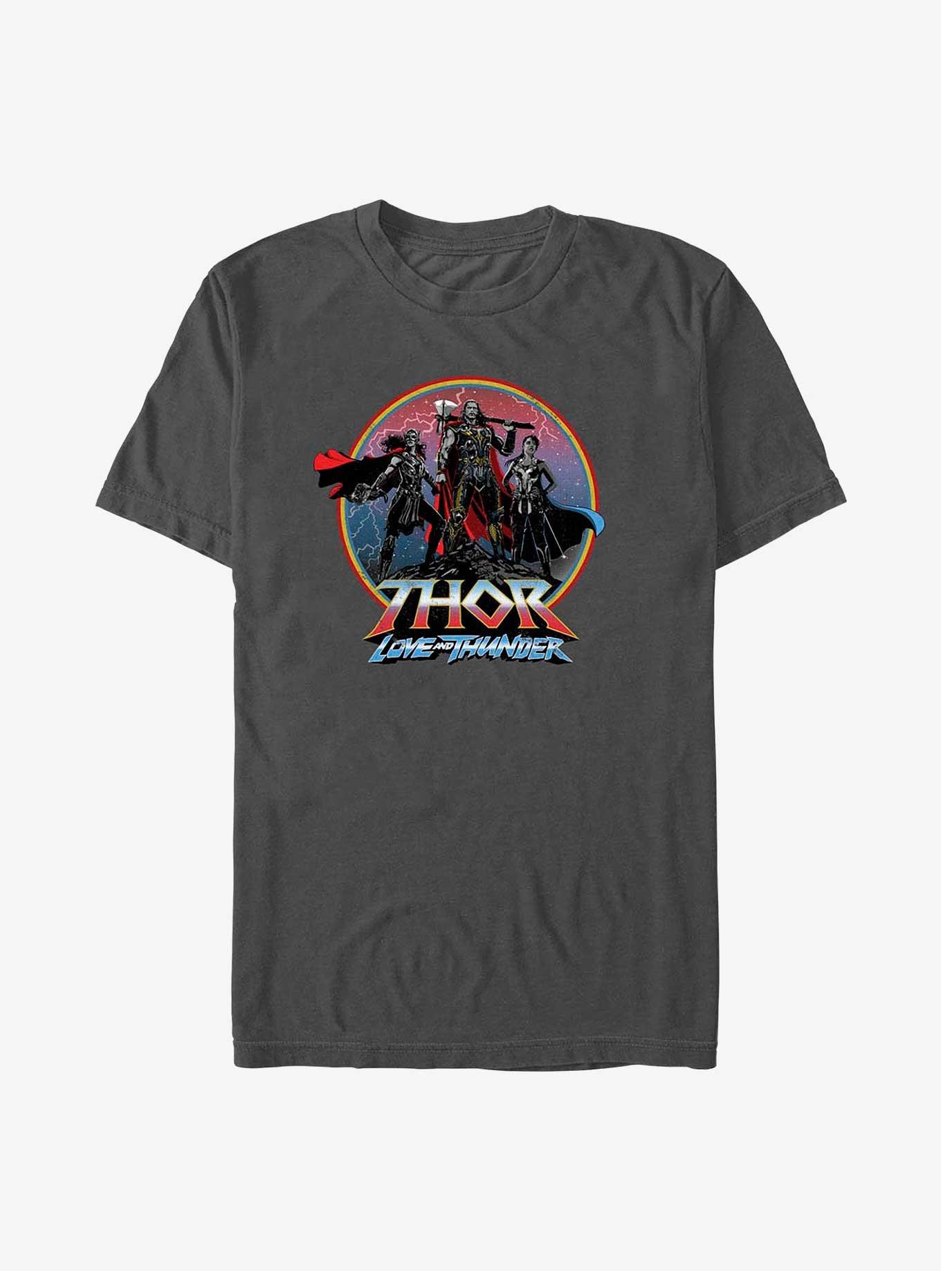 Marvel Thor: Love And Thunder Asgardians Circle Badge T-Shirt, CHARCOAL, hi-res