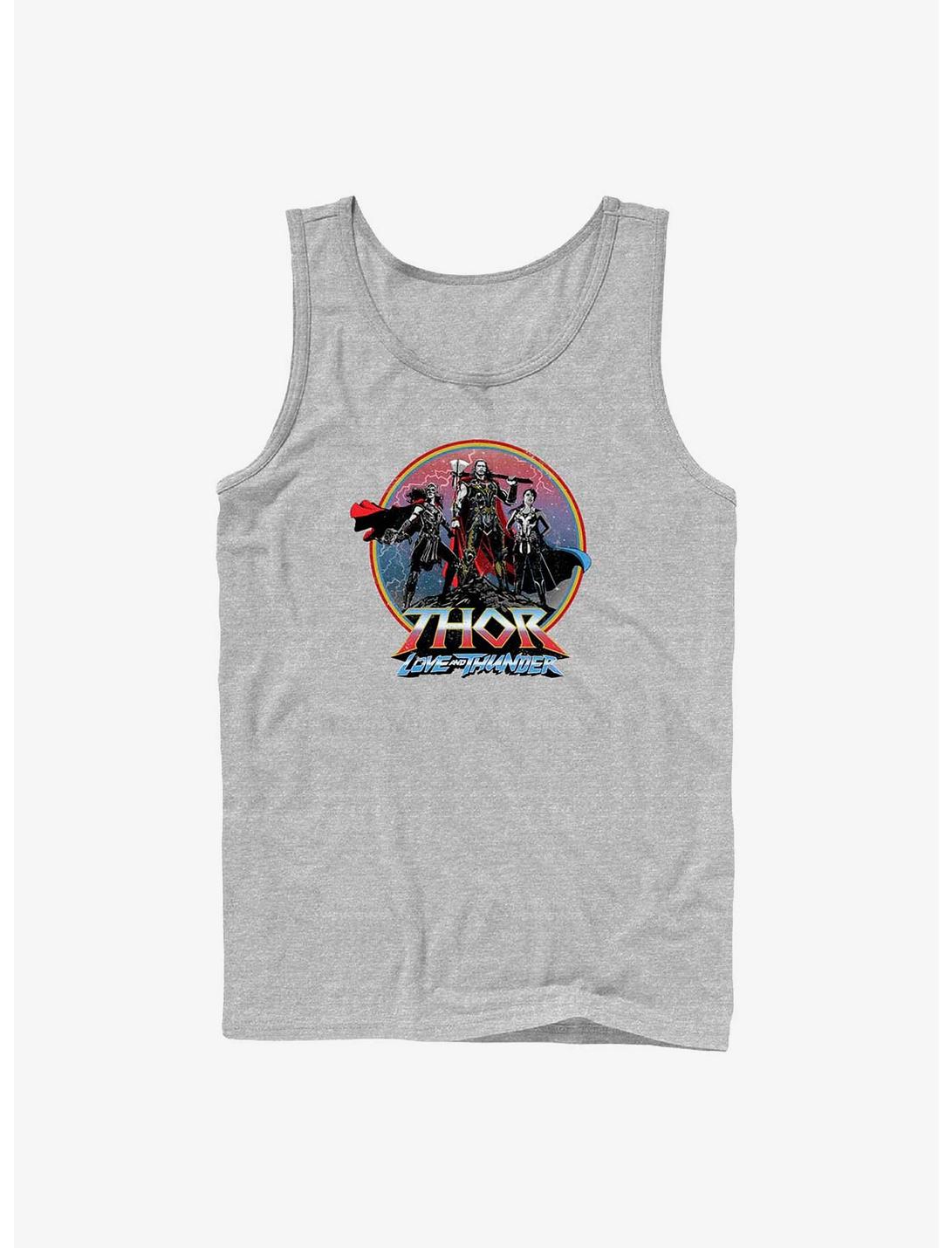 Marvel Thor: Love And Thunder Asgardians Circle Badge Tank, ATH HTR, hi-res