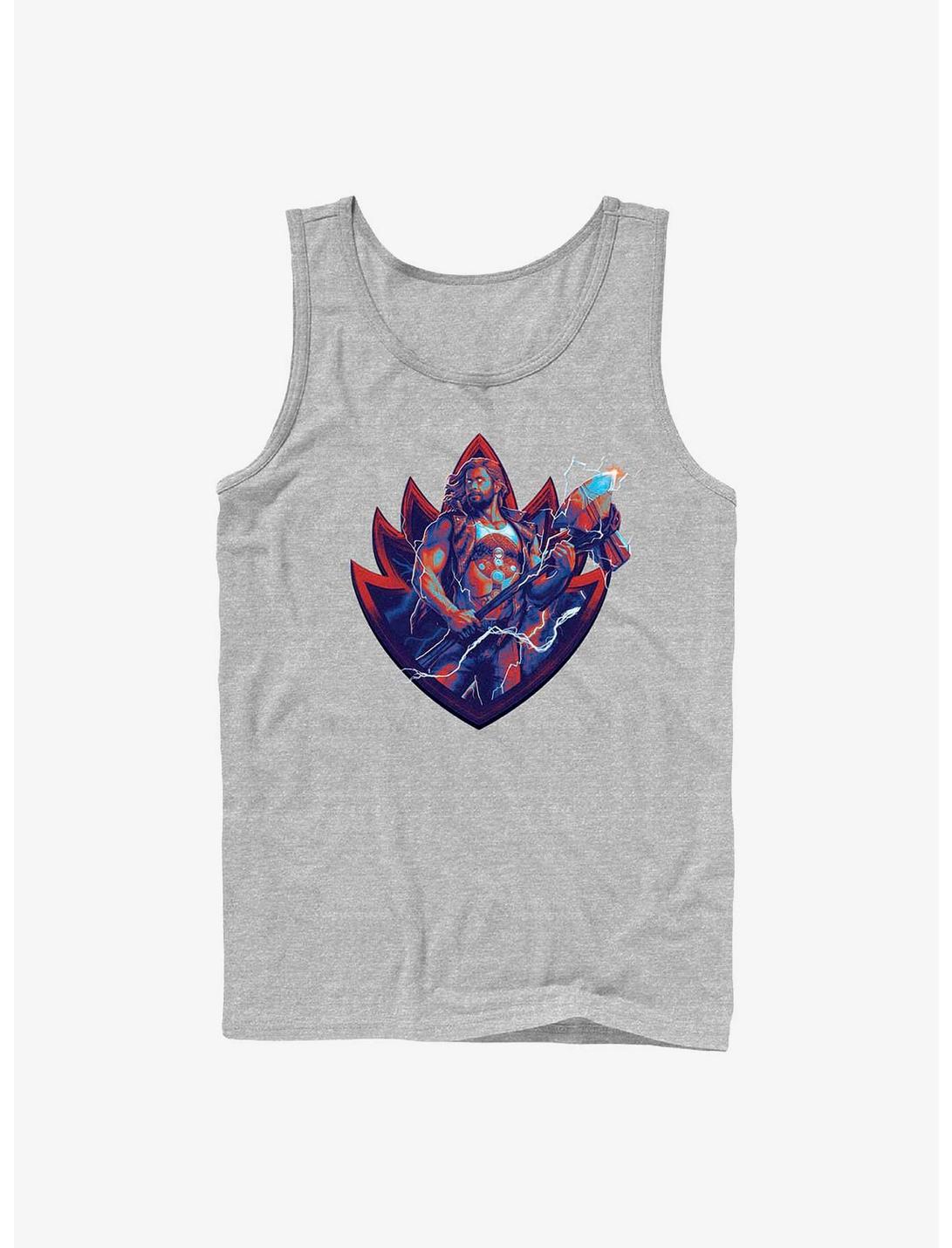 Marvel Thor: Love And Thunder Guardian Thor Badge Tank, ATH HTR, hi-res