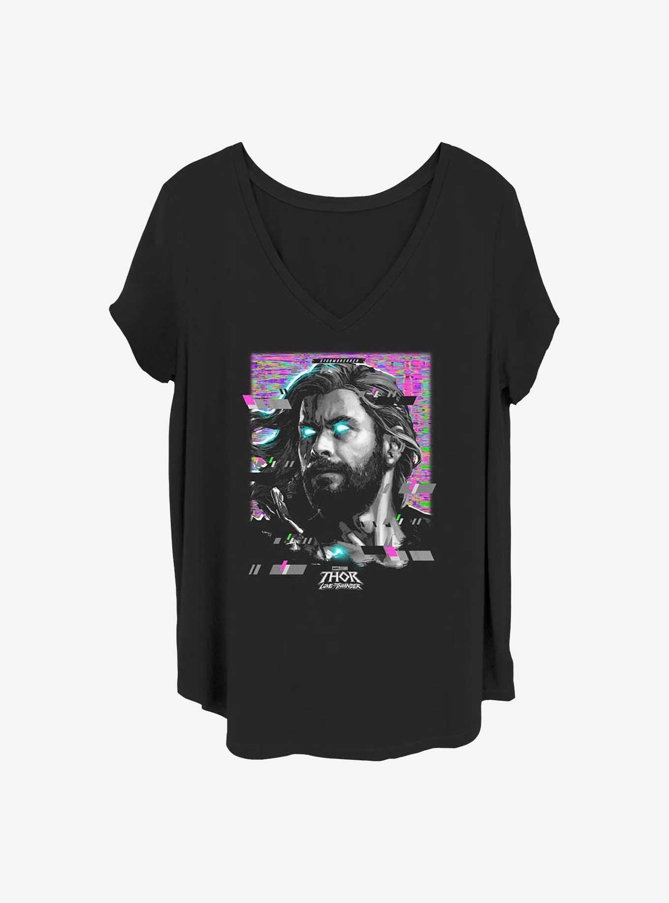 Marvel Thor: Love And Thunder Glitch Thor Girls T-Shirt Plus Size, , hi-res