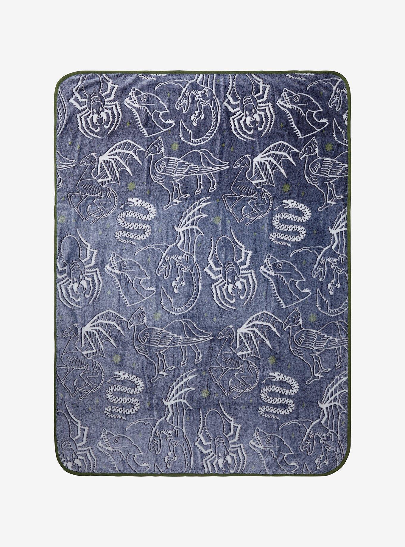 Harry Potter Mythical Creatures Glow in the Dark Boxed Throw