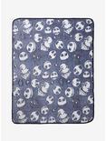 Disney The Nightmare Before Christmas Jack and Oogie Boogie Glow-in-the-Dark Boxed Throw - BoxLunch Exclusive, , hi-res