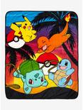 Pokémon Starters Sunset Throw - BoxLunch Exclusive , , hi-res