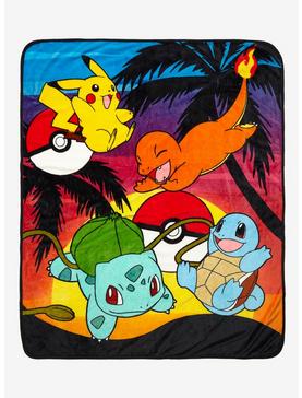 Pokémon Starters Sunset Throw - BoxLunch Exclusive , , hi-res