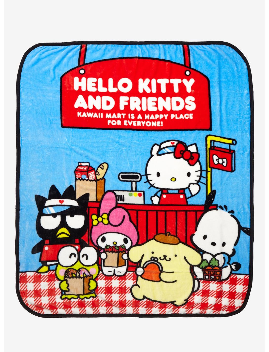 Sanrio Hello Kitty and Friends Kawaii Mart Throw - BoxLunch Exclusive , , hi-res