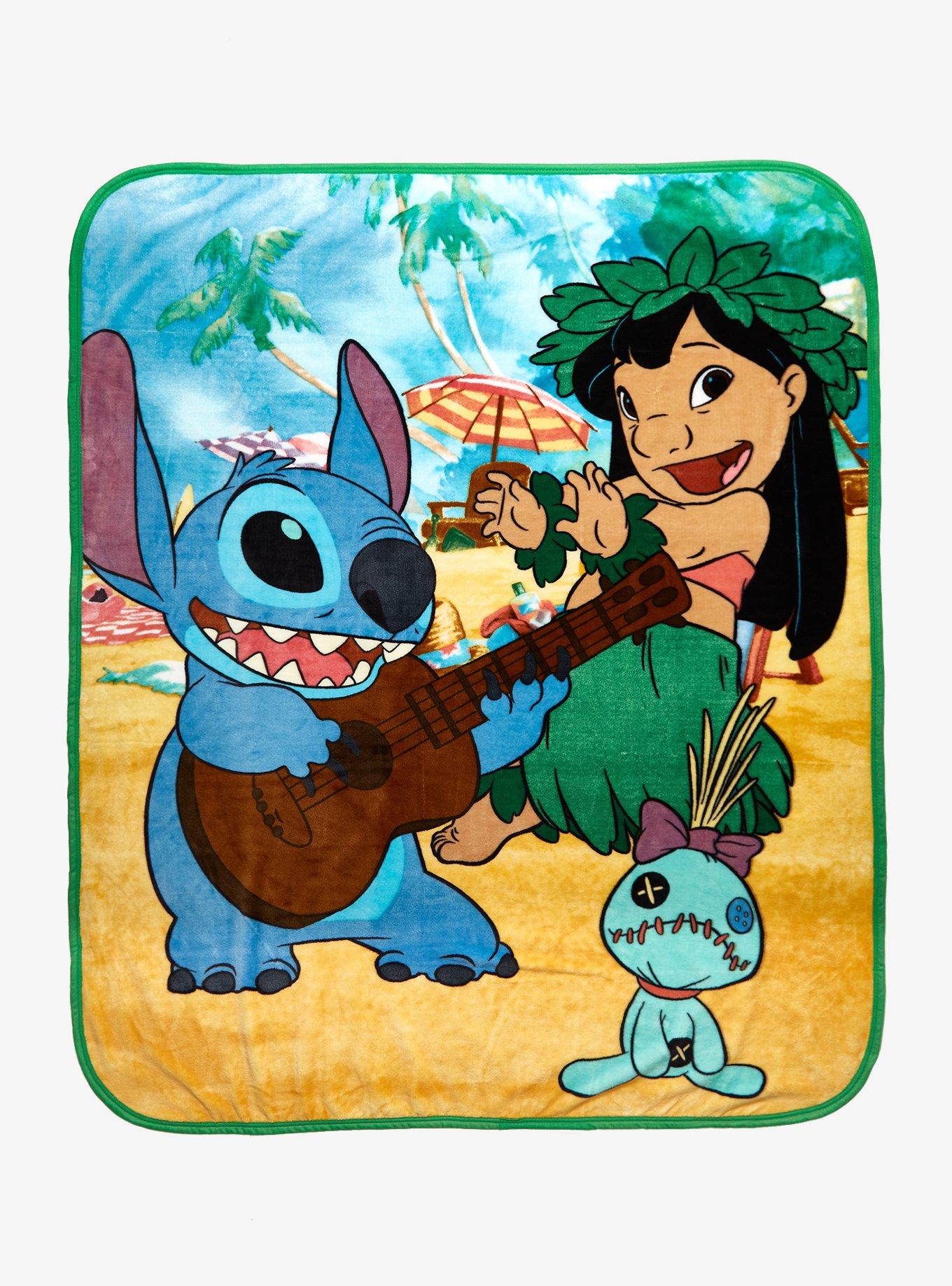 Disney Lilo & Stitch Beach Group Portrait Throw - BoxLunch Exclusive , , hi-res