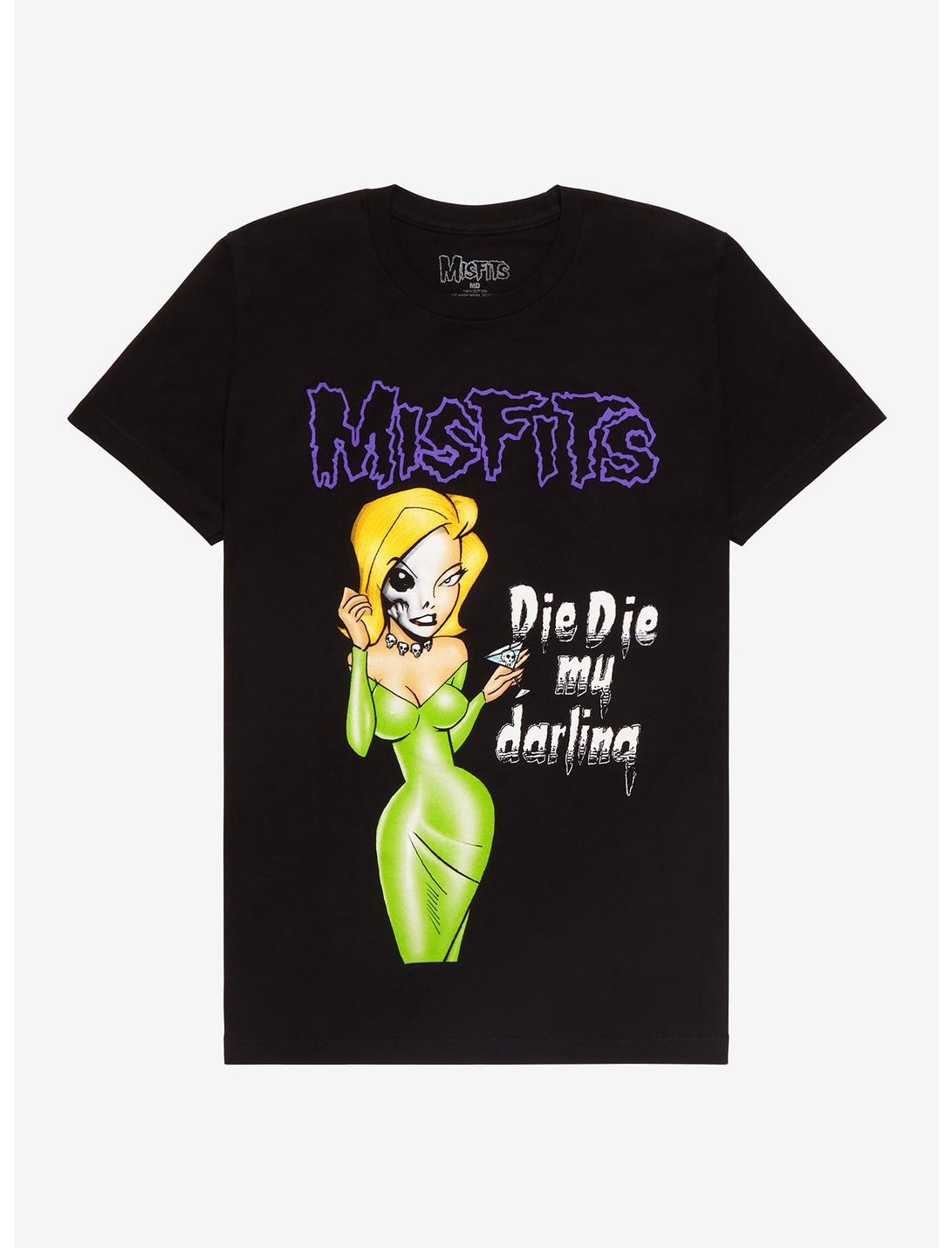 Misfits Die Die My Darling T-Shirt, BLACK, hi-res