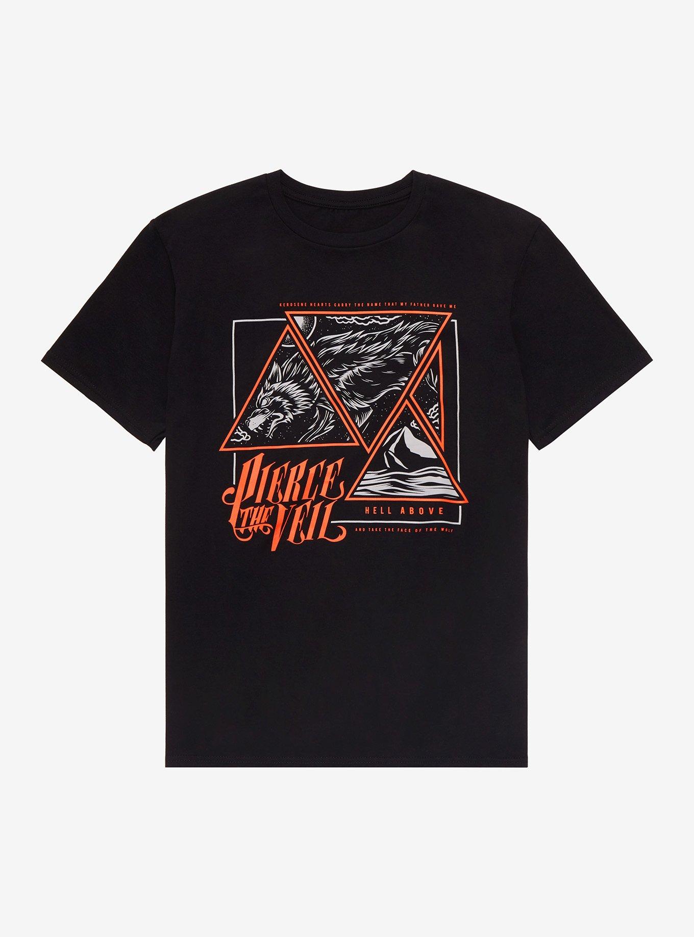 Piece The Veil Hell Above T-Shirt, BLACK, hi-res