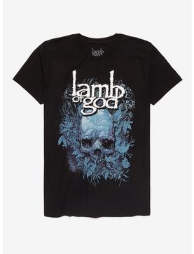 Lamb Of God Skull & Leaves T-Shirt, , hi-res