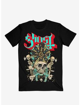 Ghost Papa Emeritus IV Skull & Crossbones T-Shirt, , hi-res