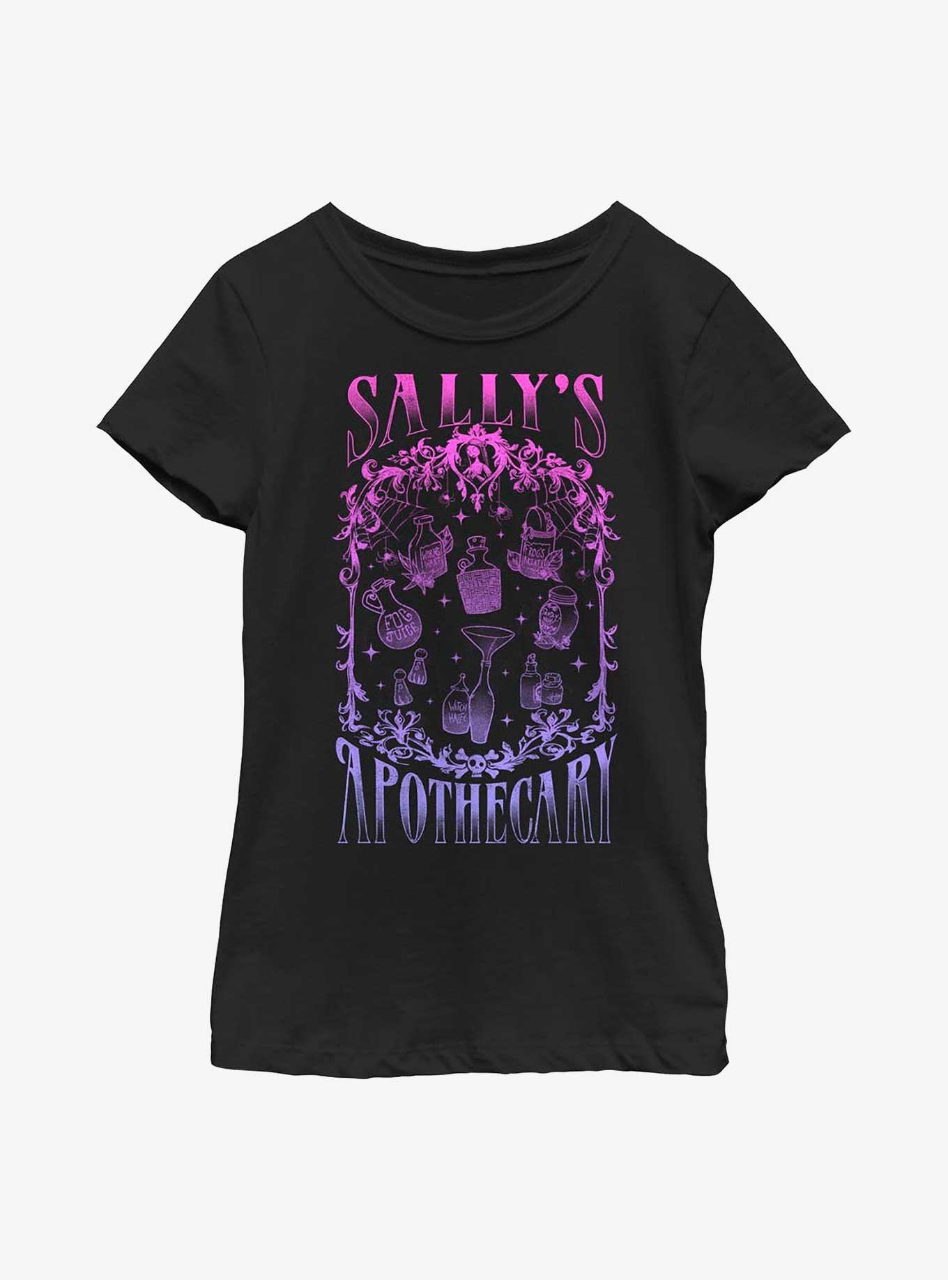 Disney Nightmare Before Christmas Sally's Dark Apothecary Youth Girls T-Shirt, BLACK, hi-res