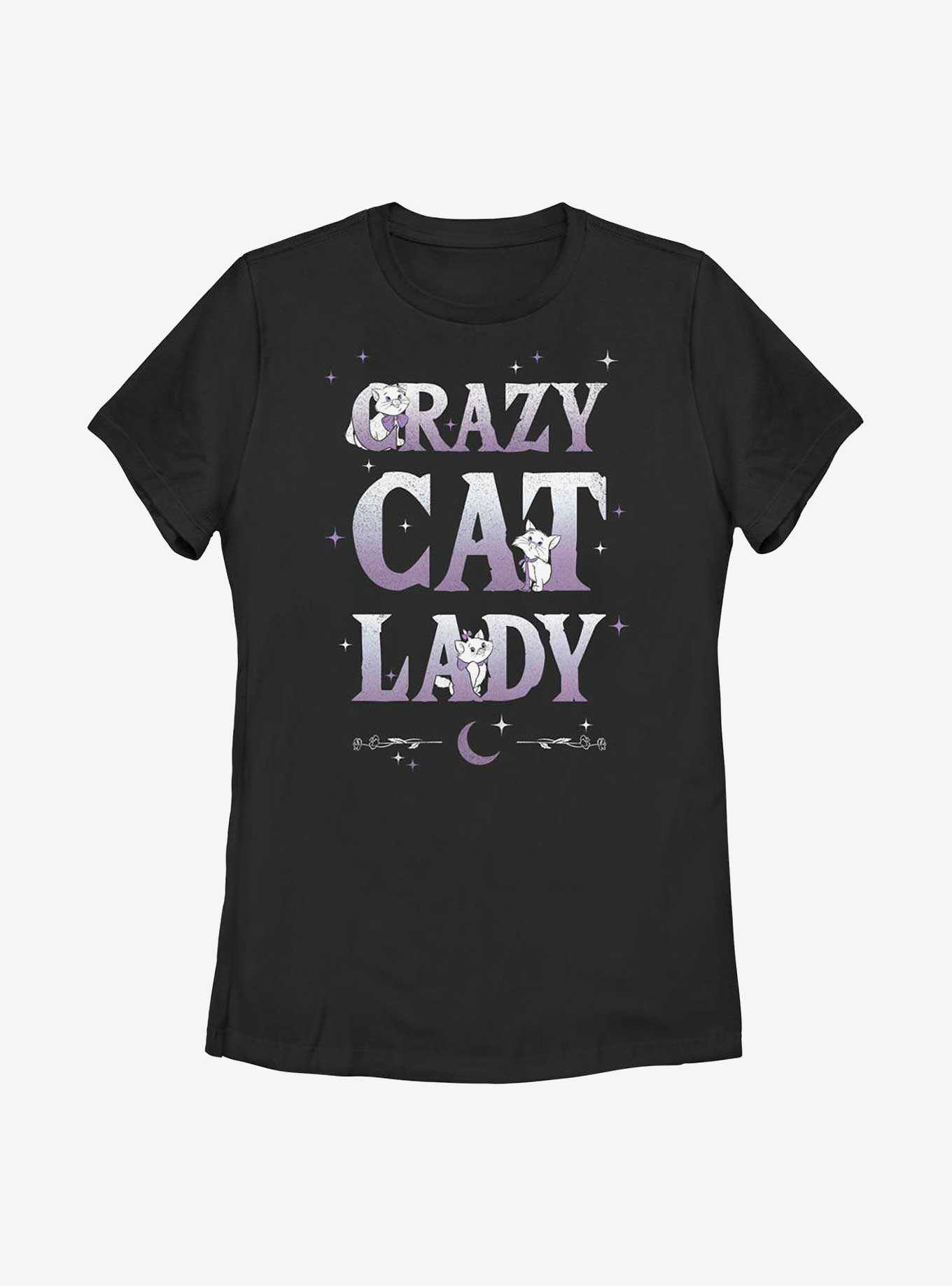 Disney The Aristocats Crazy Cat Lady Womens T-Shirt, , hi-res