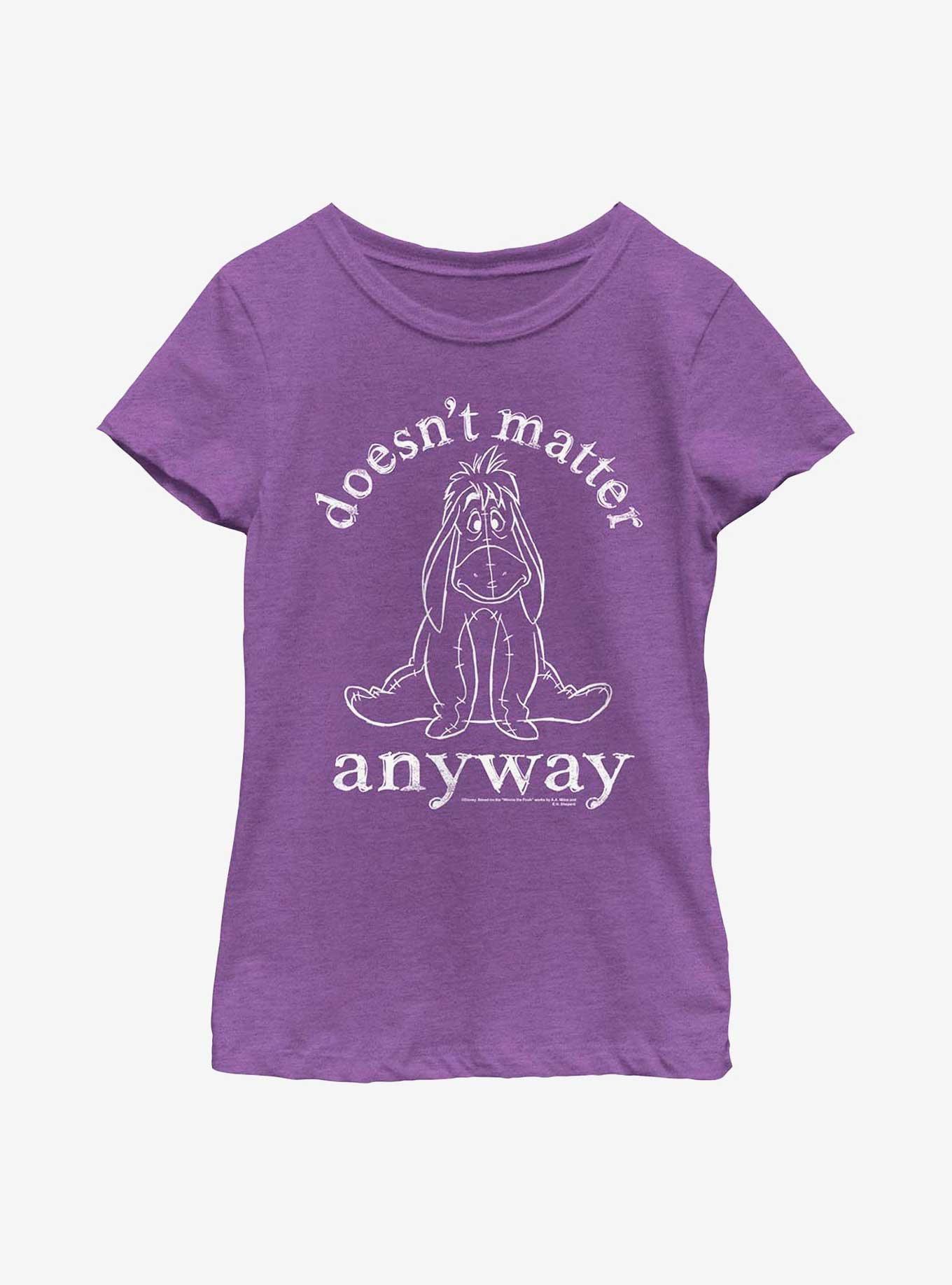 Disney Winnie The Pooh Moody Eeyore Youth Girls T-Shirt, , hi-res
