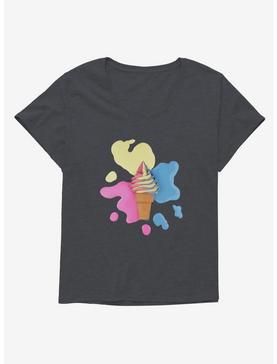 Asian American & Pacific Islander Heritage  Onch Rainbow Ice Cream Girls T-Shirt Plus Size, , hi-res