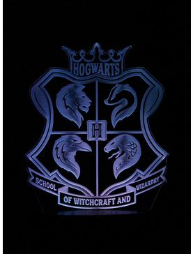 Harry Potter Hogwarts Crest Color-Changing LED Acrylic Light, , hi-res