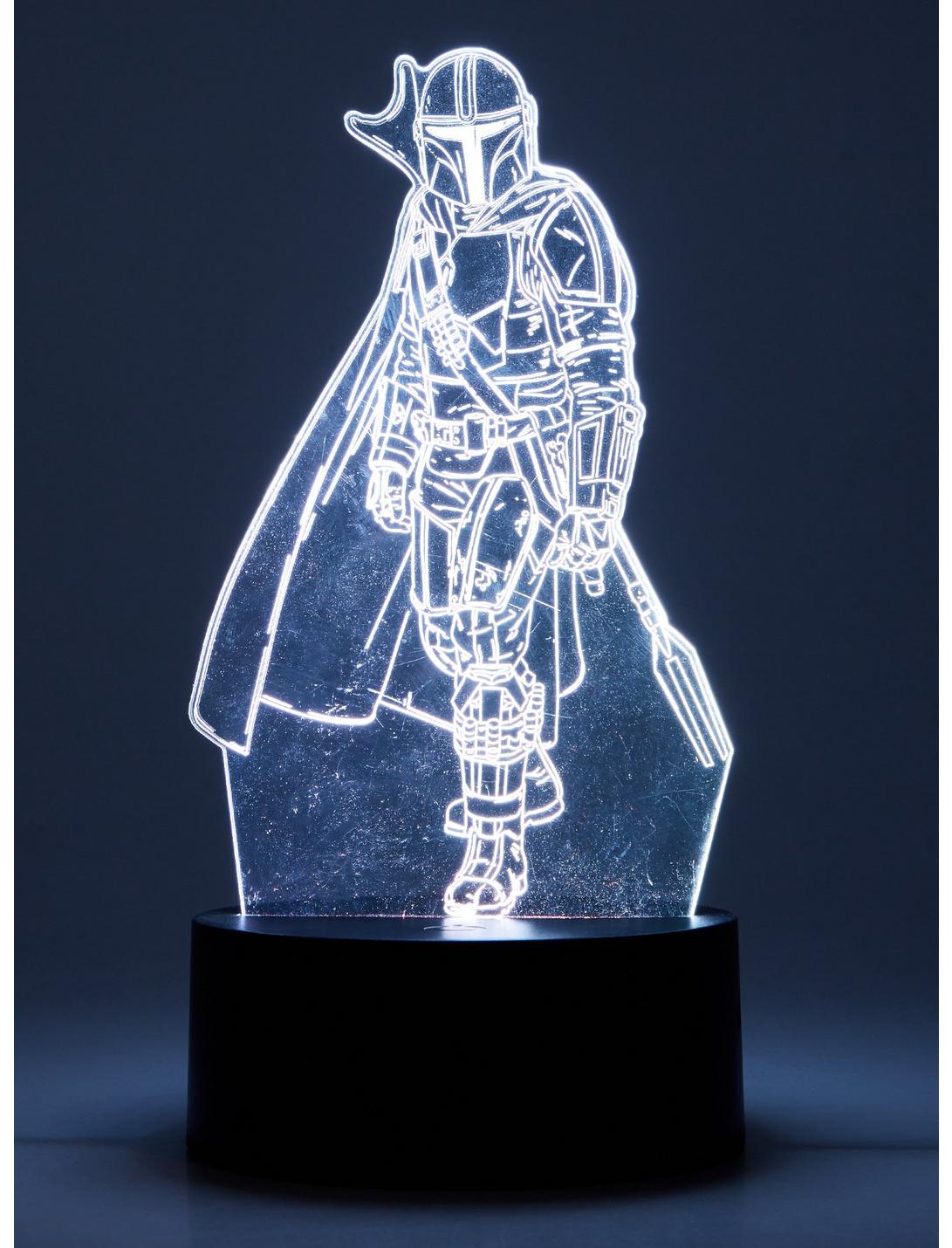 Star Wars The Mandalorian Mando LED Acrylic Light , , hi-res