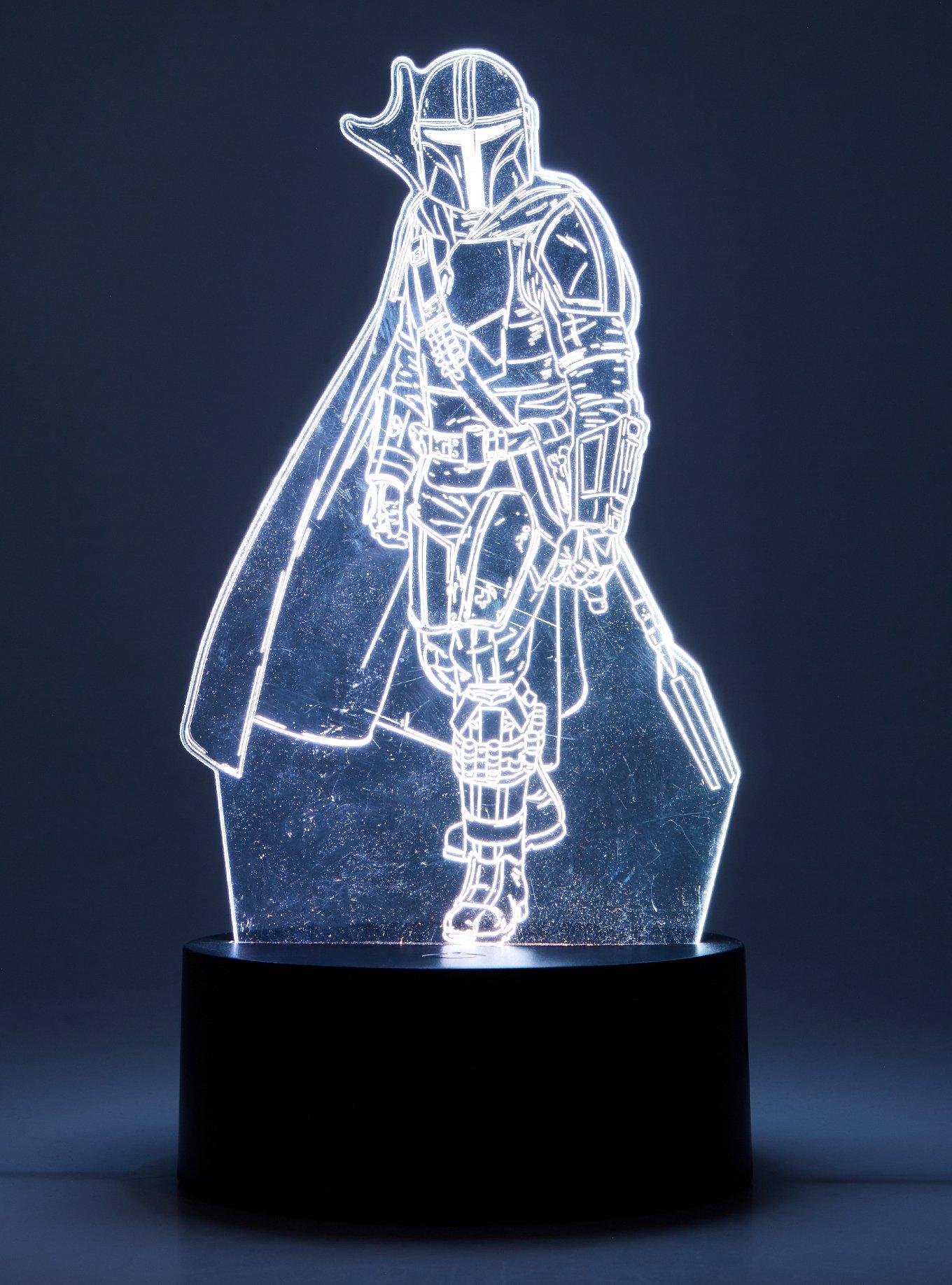 Star Wars The Mandalorian Mando LED Acrylic Light , , hi-res