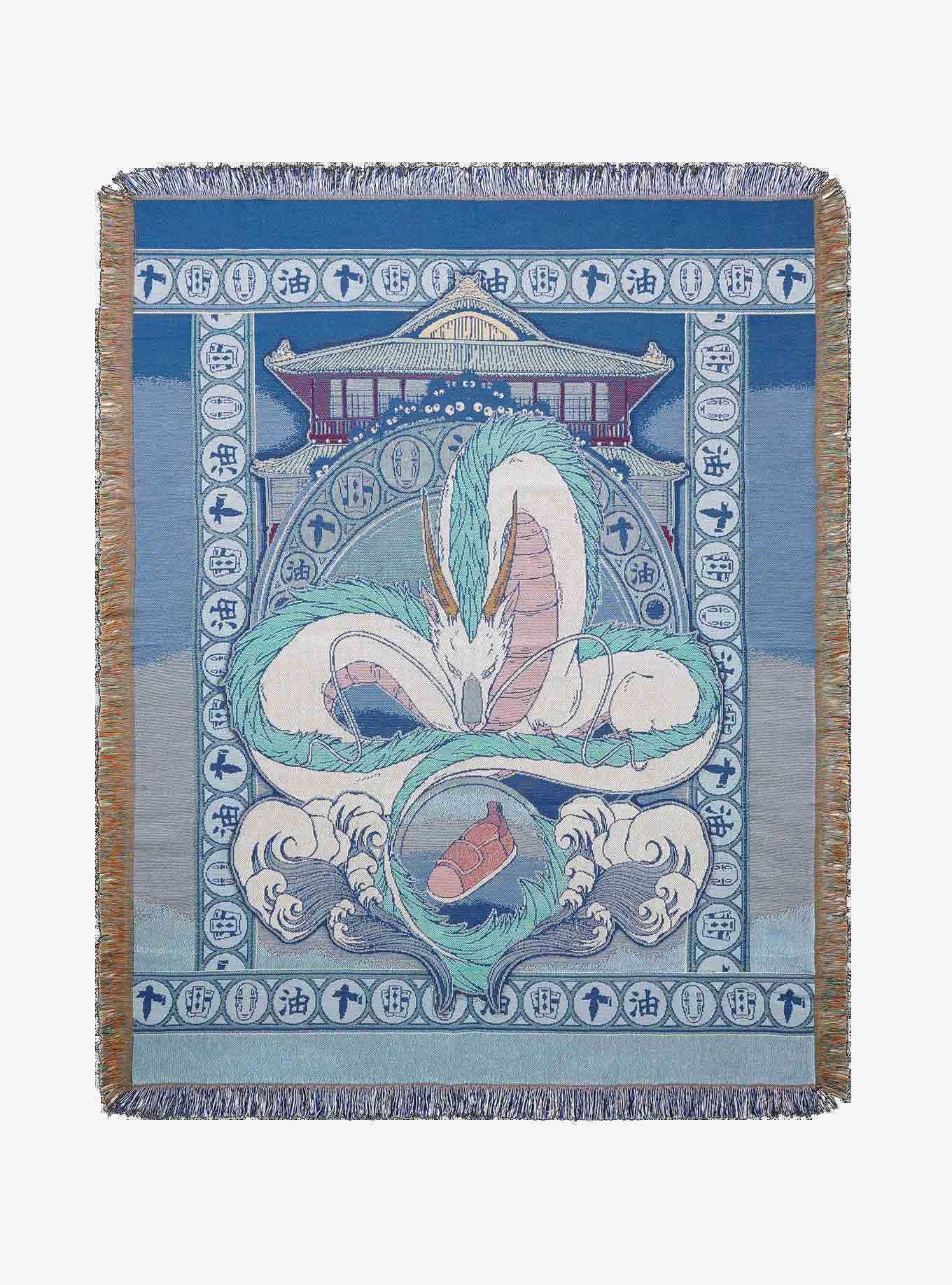 Studio Ghibli Spirited Away Haku Tapestry Throw - BoxLunch Exclusive, , hi-res