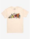 Laika Character Line-Up T-Shirt By Emily Rose Wikle, TANBEIGE, hi-res