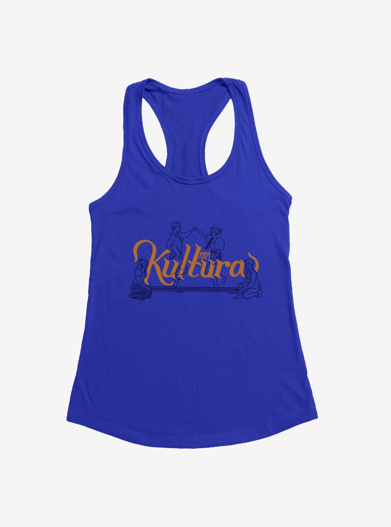 Asian American & Pacific Islander Heritage  HT Creators: Hella Leah Para Sa Kultura Girls Tank, ROYAL, hi-res