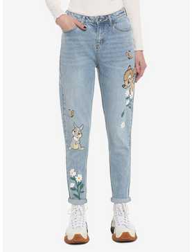 Disney Bambi & Thumper Mom Jeans, , hi-res