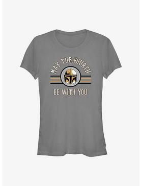 Star Wars The Mandalorian May The Fourth Be With You Girls T-Shirt, CHARCOAL, hi-res