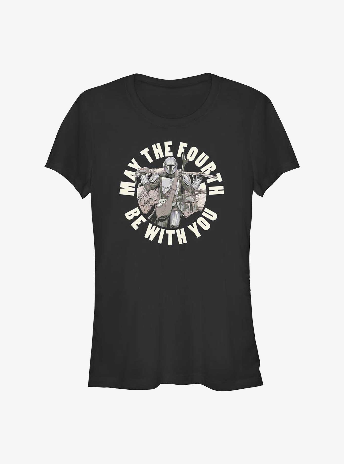 Star Wars The Mandalorian May Fourth Be With You Girls T-Shirt