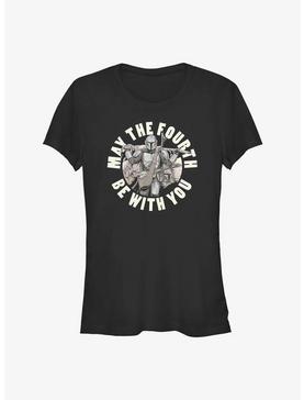 Star Wars The Mandalorian May The Fourth Be With You Girls T-Shirt, BLACK, hi-res