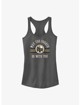 Star Wars The Mandalorian May The Fourth Be With You Girls Tank, CHARCOAL, hi-res