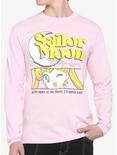 Sailor Moon Panel Pink Long-Sleeve T-Shirt, PINK, hi-res