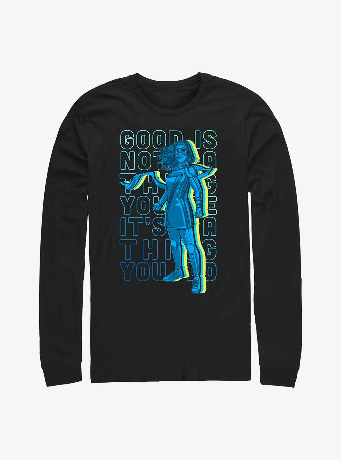 Marvel Ms. Marvel Do Good Stack Long-Sleeve T-Shirt, , hi-res