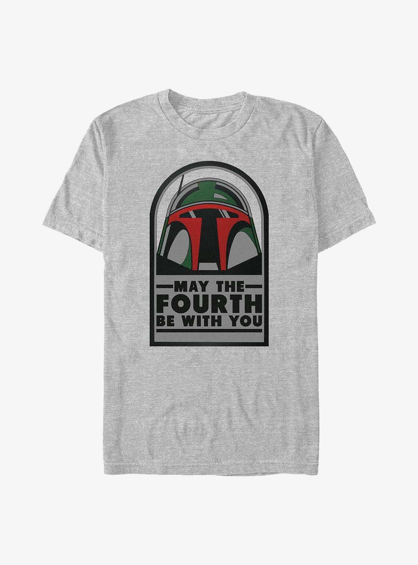 Star Wars May The Fourth Be With You T-Shirt, ATH HTR, hi-res