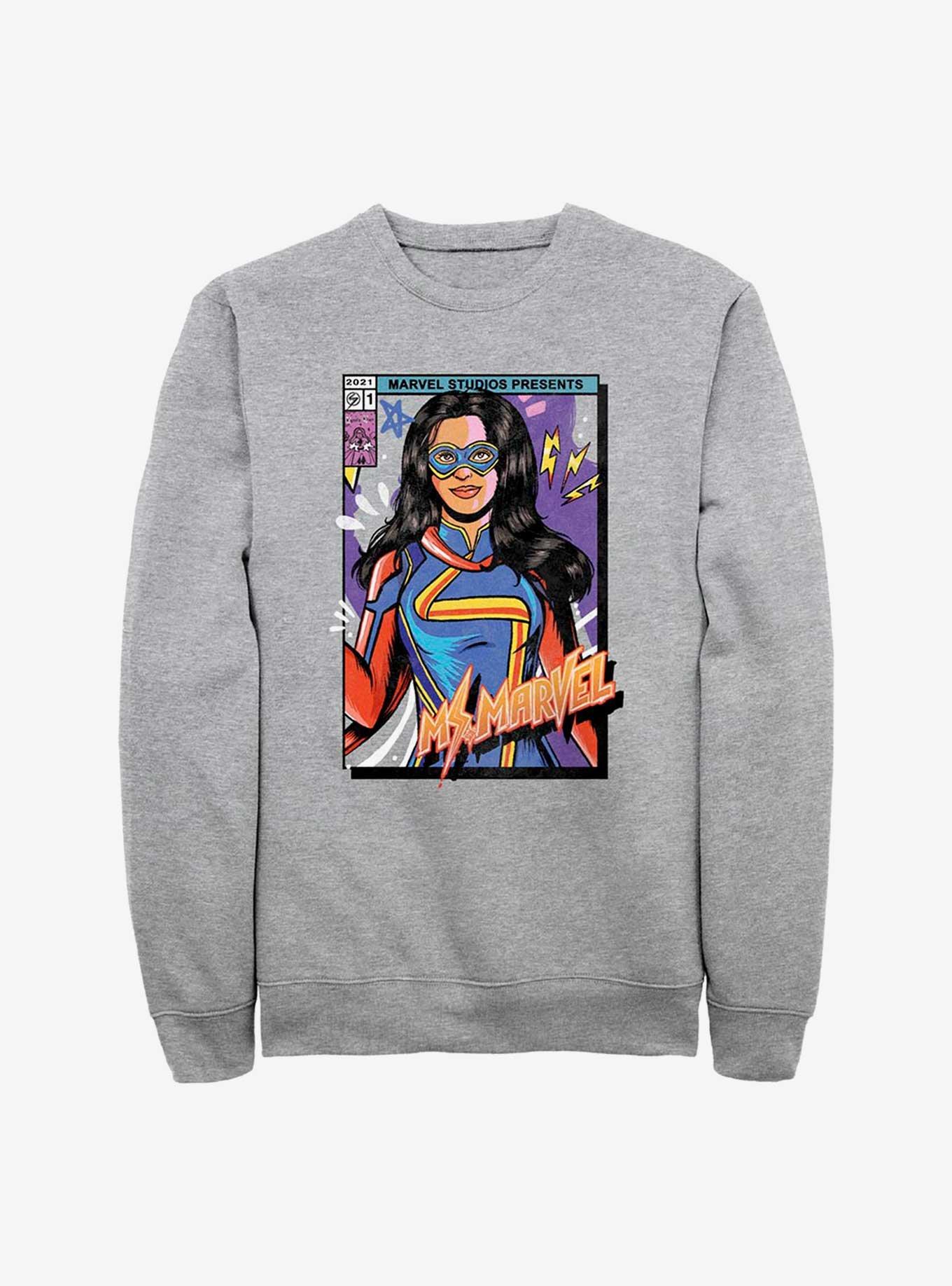 Marvel Ms. Marvel Cover Sweatshirt