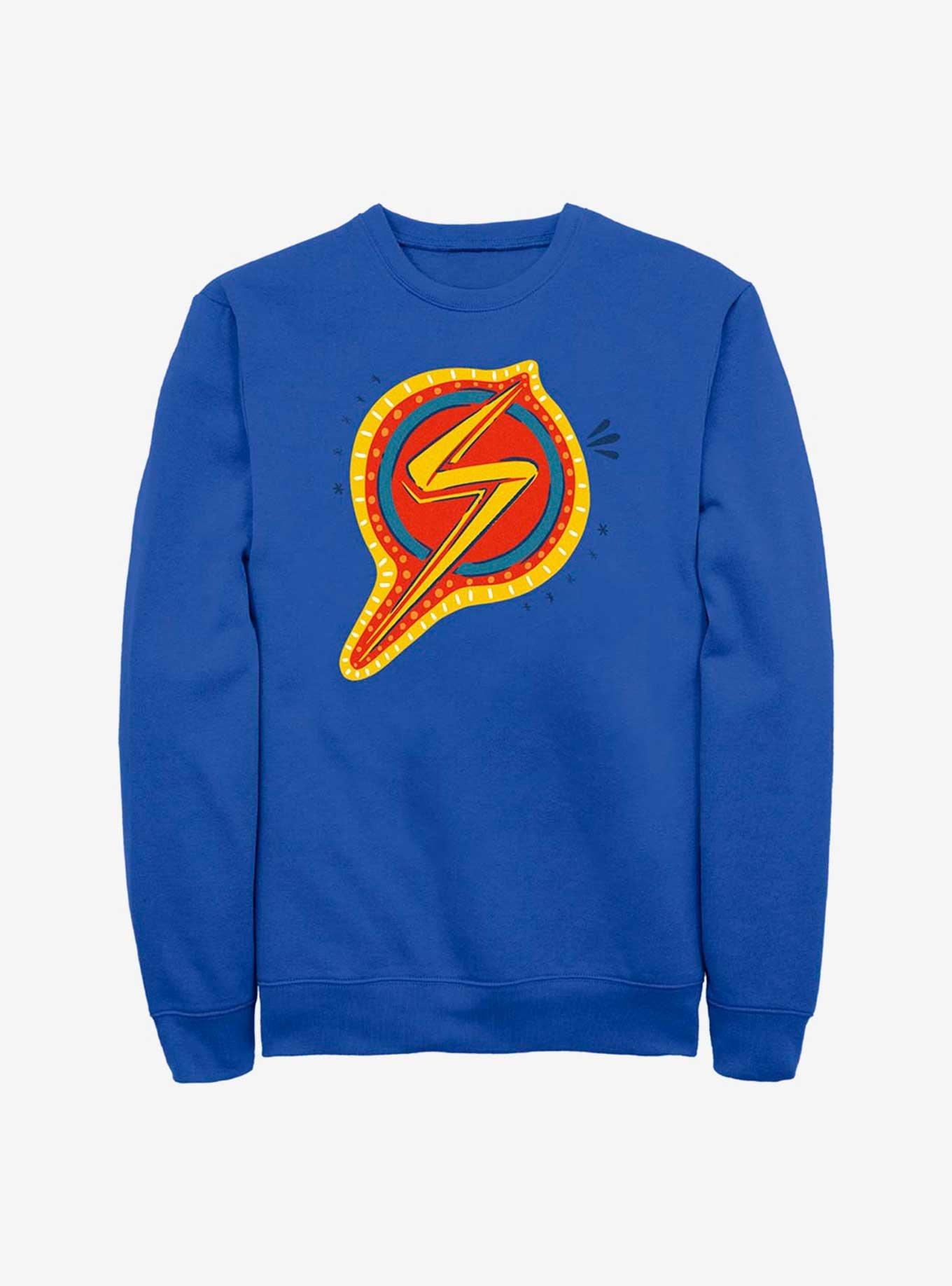 Marvel Ms. Marvel Decorative Symbol Sweatshirt