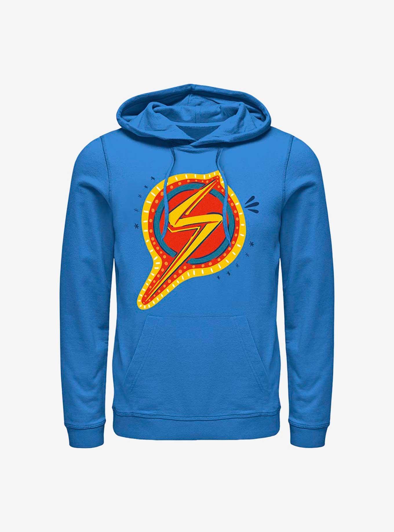 Marvel Ms. Marvel Decorative Symbol Hoodie, ROYAL, hi-res