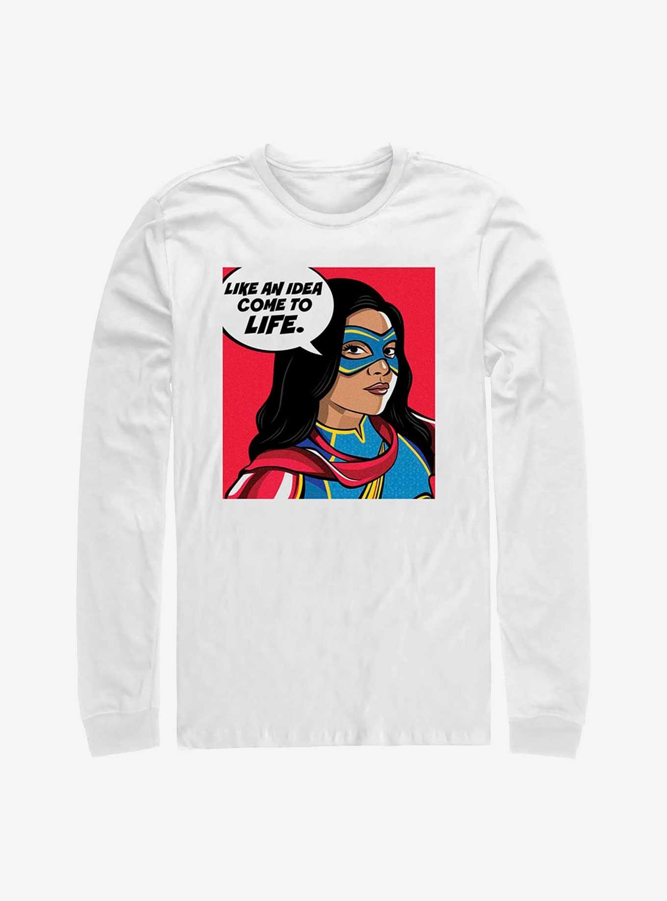 Marvel Ms. Marvel Idea Come To Life Long-Sleeve T-Shirt