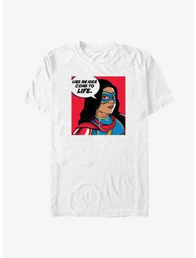 Marvel Ms. Marvel Idea Come To Life T-Shirt, WHITE, hi-res