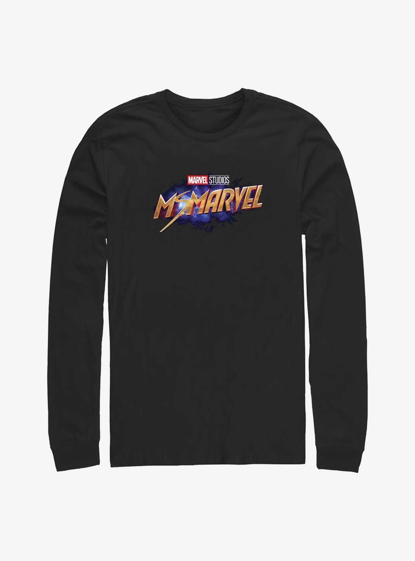 Marvel Ms. Marvel Logo Long-Sleeve T-Shirt, , hi-res