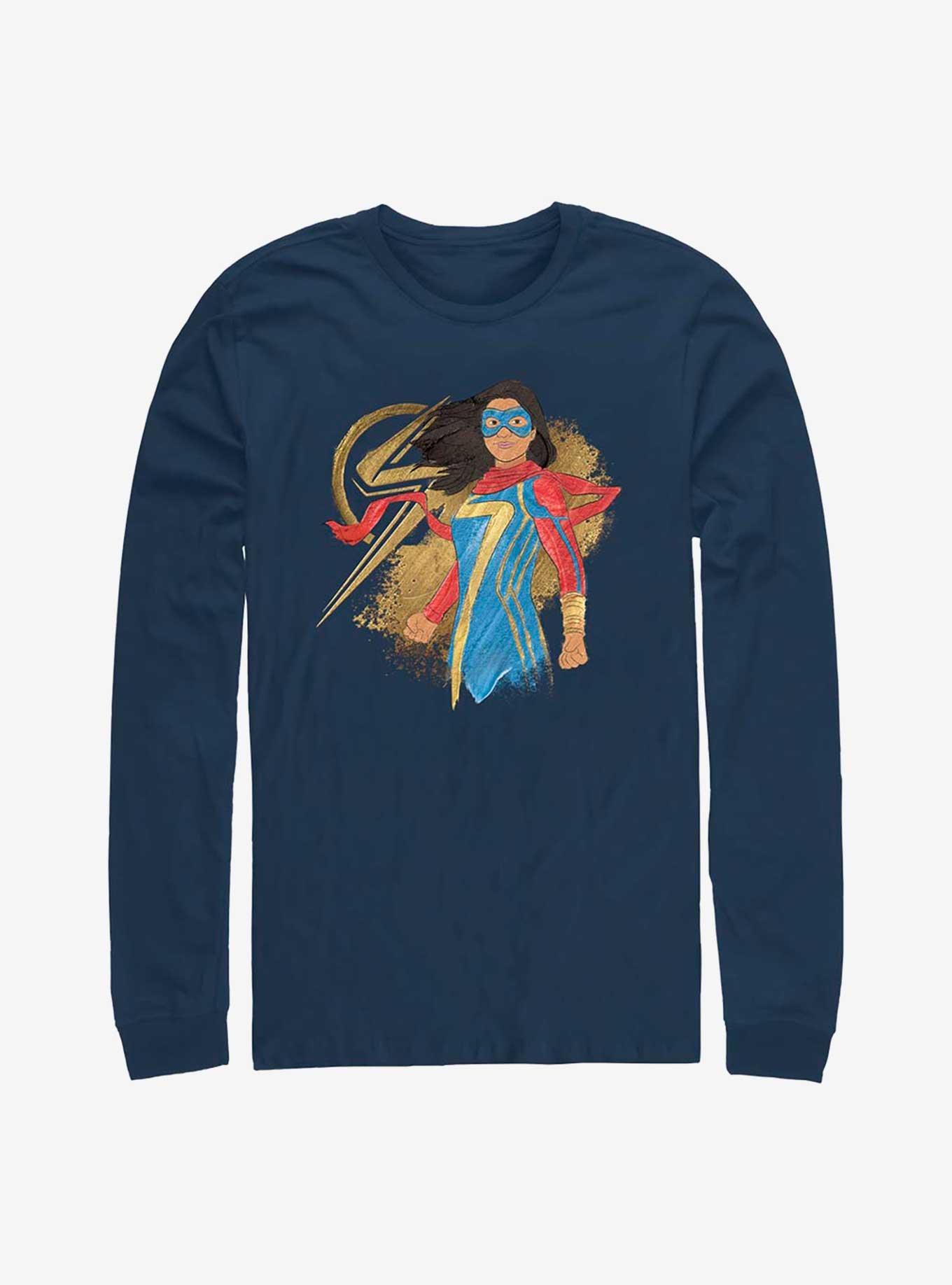 Marvel Ms. Marvel Portrait Long-Sleeve T-Shirt, , hi-res