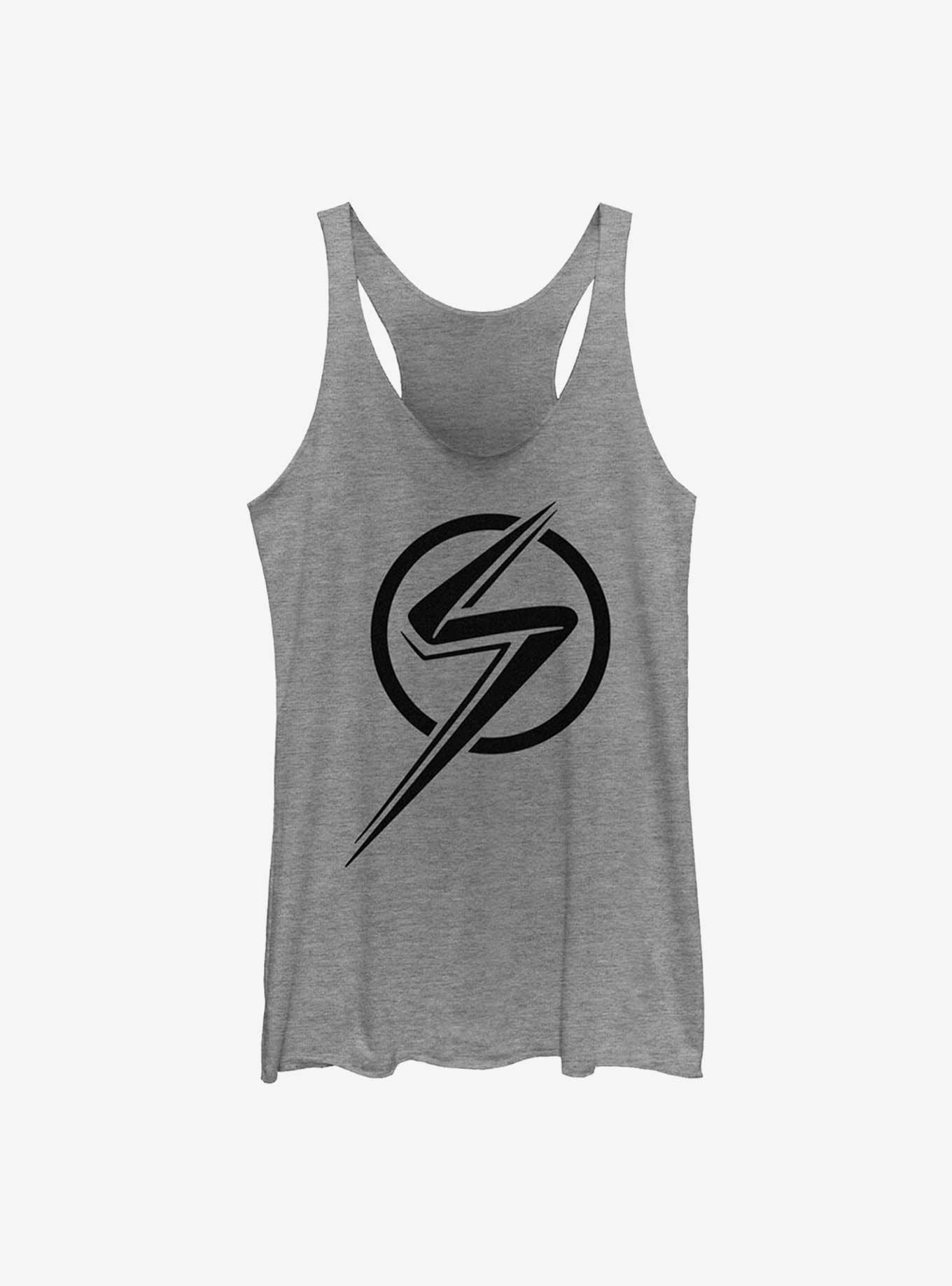 Marvel Ms. Marvel Single Color GIrls Raw Edge Tank, , hi-res